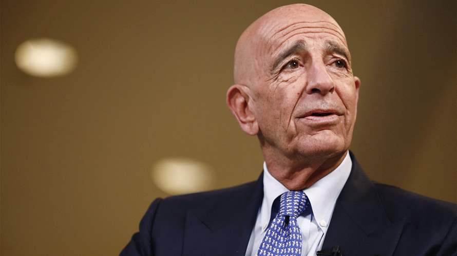 US envoy Tom Barrack says Hezbollah is rebuilding its strength, Lebanese government must disarm it