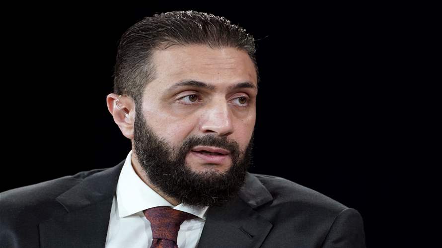 أحمد الشرع: سوريا قد تناقش مسألة الجولان إذا التزمت اسرائيل بالتهدئة