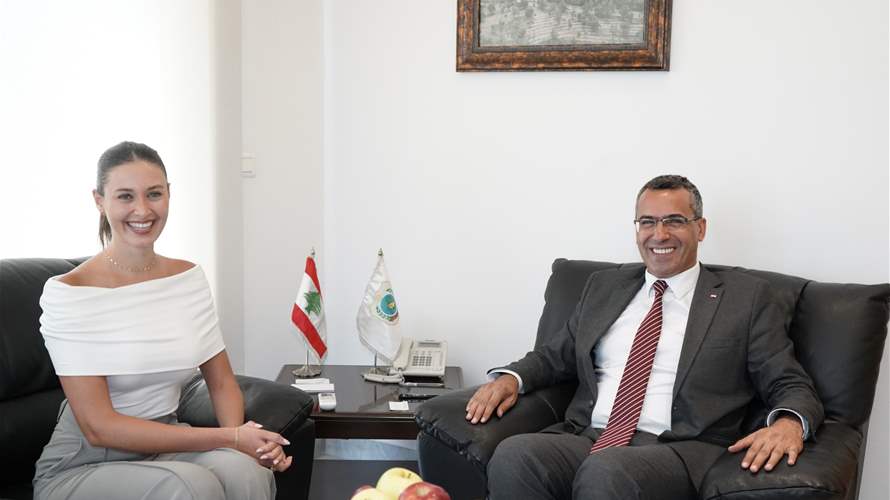 وزير الزراعة يستقبل ملكة جمال لبنان ندى كوسا: شراكة ملهمة من أجل الزراعة المستدامة وحماية البيئة