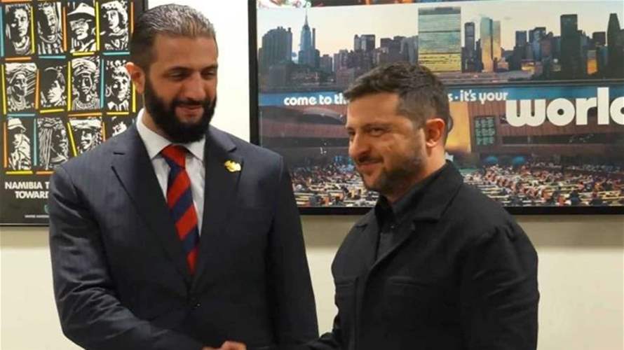 زيلينسكي يعلن إستعادة العلاقات الدبلوماسية بين أوكرانيا وسوريا