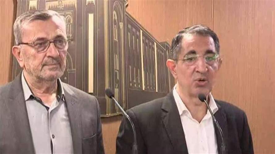 الحاج حسن وعز الدين عرضا ملابسات تبرئة العميلين حسنة وعواد