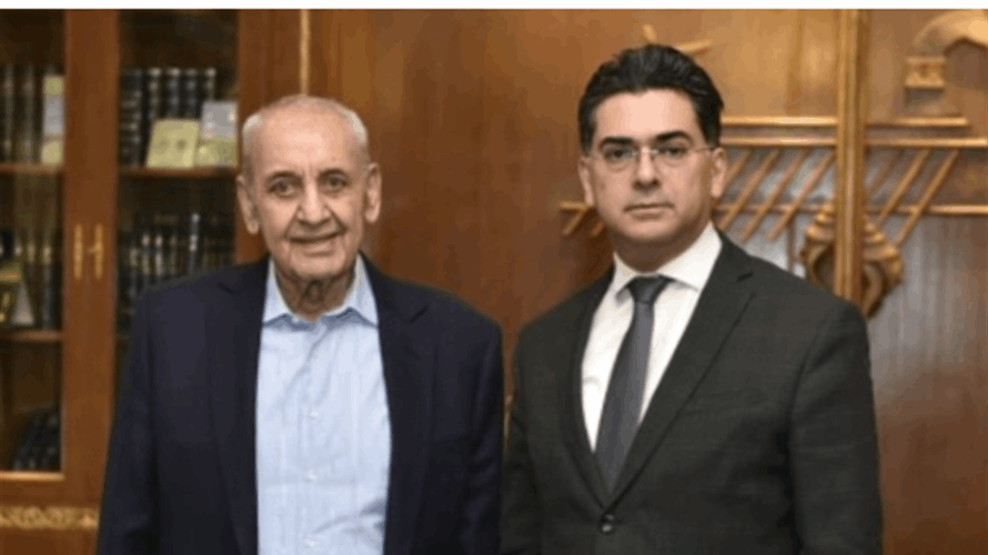 مرقص زار الرئيس بري منوّهاً بجهود لجنة الإدارة والعدل ورئيسها لاقرار مشروع قانون الإعلام 