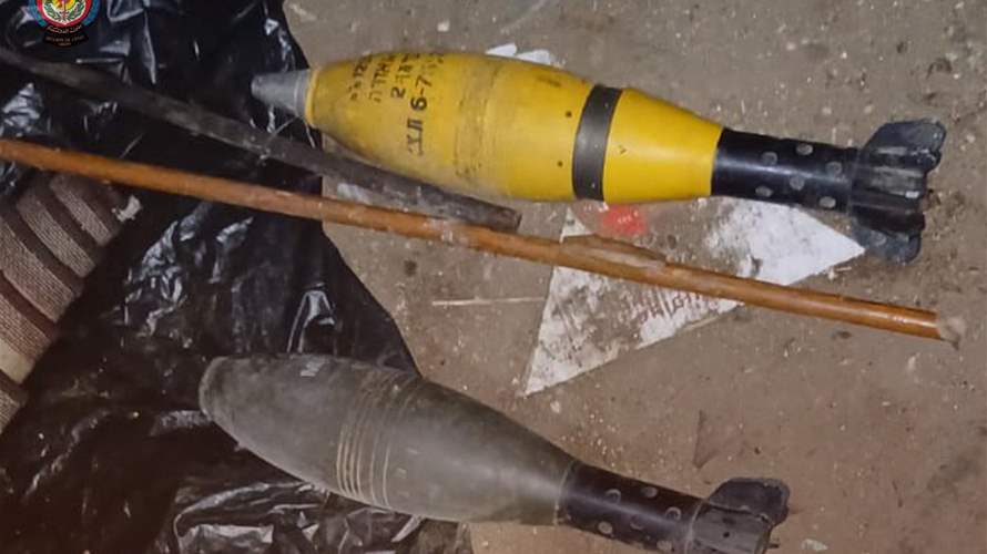 أمن الدولة يضبط ثلاث قذائف مدفعية في برج حمود