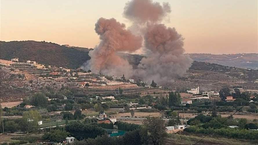 Two Israeli airstrikes hit Jarmaq in southern Lebanon