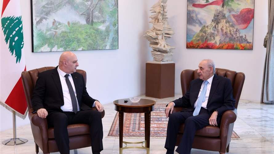 بري اثر مغادرته قصر بعبدا: ‏اللقاء مع الرئيس عون كان كالعادة ممتازاً
