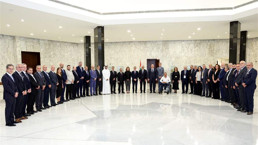 الرئيس عون لوفد من أطباء الأسنان: وجودكم في بيروت دليل على ثقة العالم بلبنان