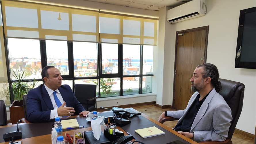عيتاني وفتوح ناقشا سبل التعاون المستقبلي بين اتحاد المصارف العربية ومرفأ بيروت