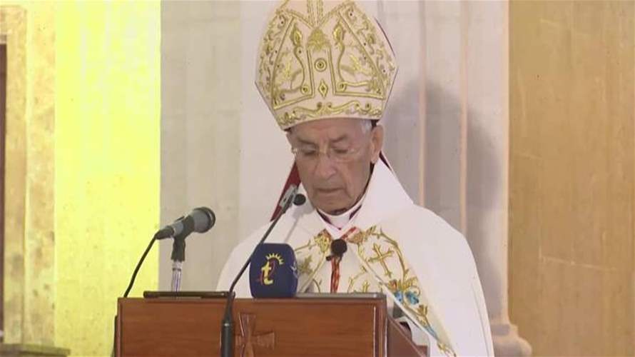 الراعي: لبنان يعيش آلامًا وأزمات لكنه مدعو إلى أن ينهض إلى مجد جديد