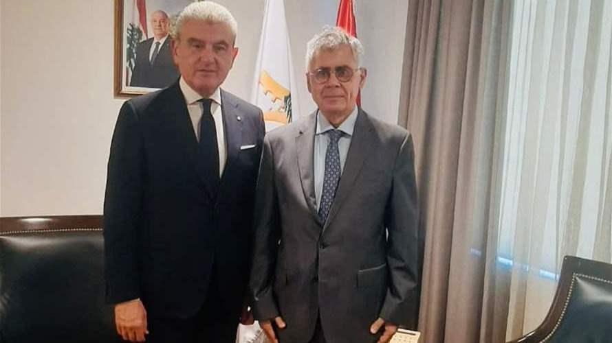 عيسى الخوري التقى سفير البرازيل في لبنان وبحثٌ في سبل تعزيز التعاون الصناعي والتجاري