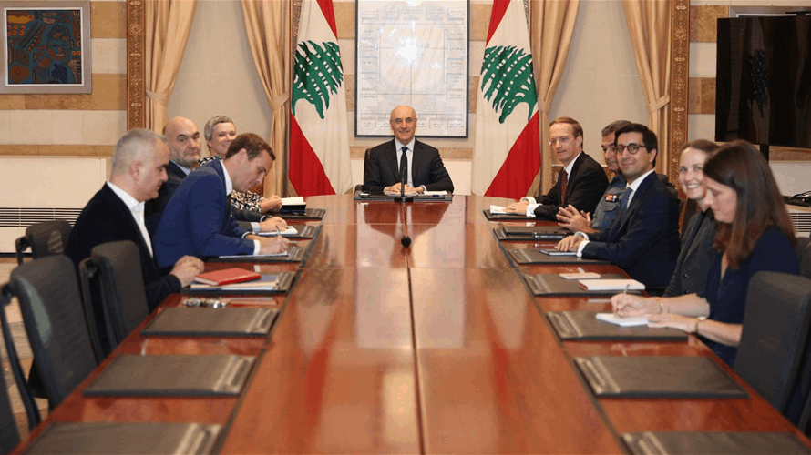 وزير الداخلية استقبل وفدا أوروبيا وبحث مع افرام في ملفات إنمائية وخدماتية