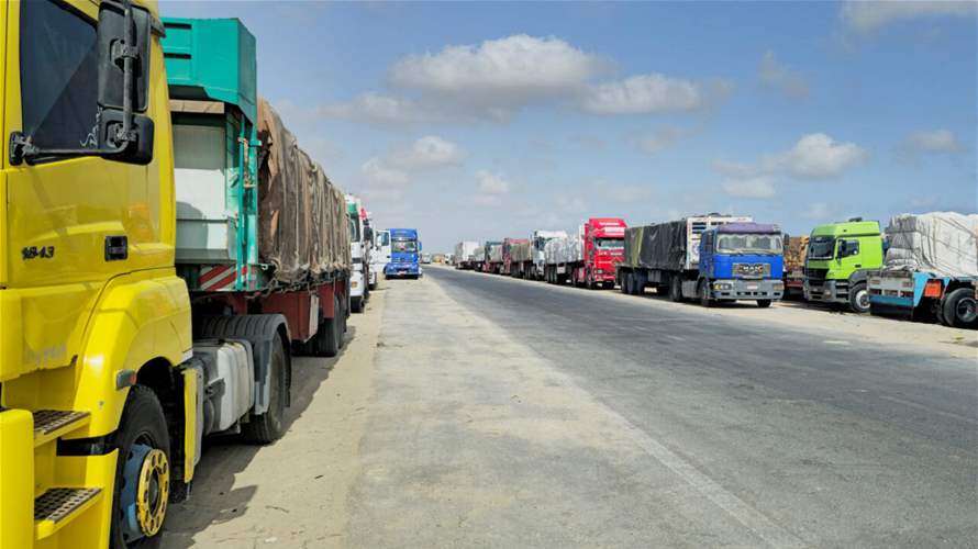 Egypt Red Crescent says 153 aid trucks cross Rafah border heading to Gaza
