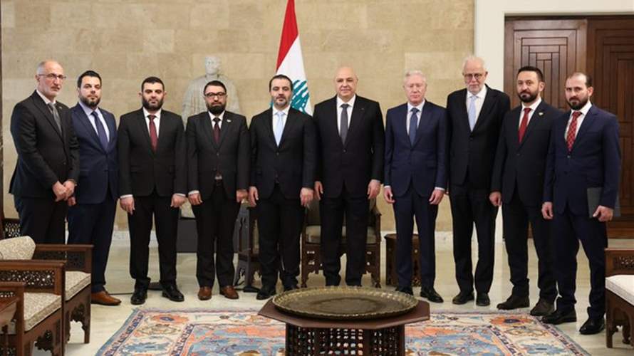 President Aoun renews invitation to Syrian President al-Sharaa to visit Lebanon