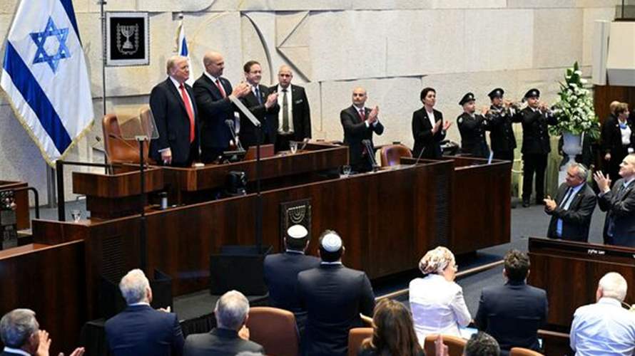 Trump receives standing ovation at Israeli parliament