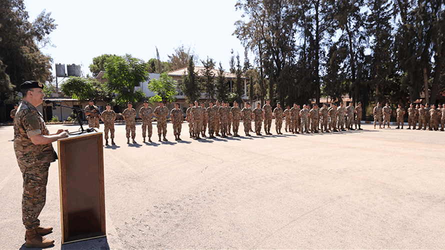 قائد الجيش تفقد لواء المشاة العاشر في كفرشخنا: المؤسسة العسكرية محل إجماع اللبنانيين وثقة الدول الشقيقة 