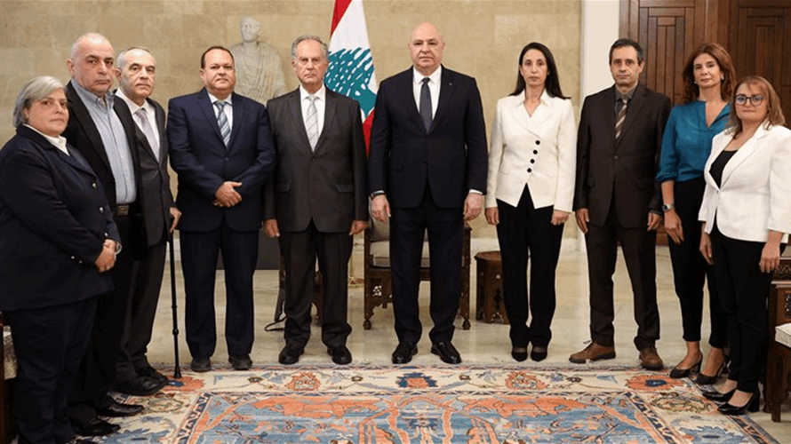 الرئيس عون: لبنان الجديد سيبنى على العدالة والحقيقة وقضية المفقودين والمخفيين قسرا تتجاوز الانتماءات السياسية والطائفية 