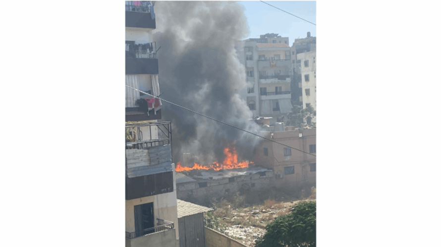 إخماد حريق في محل خرضوات بجبل البداوي وتسجيل حالات حروق وجروح طفيفة عولجت ميدانيًا