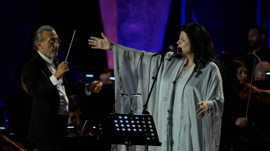 افتتاح موسم الأوركسترا الشرق- عربية من معرض رشيد كرامي الدولي: جاهدة وهبه تحلّق بصوتها في سماء طرابلس