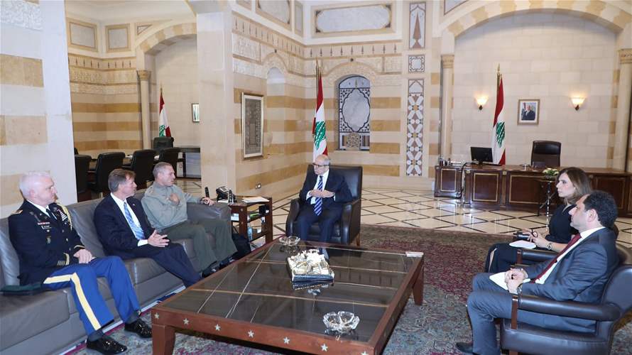 Lebanon's PM Salam meets US General on ceasefire monitoring mechanism