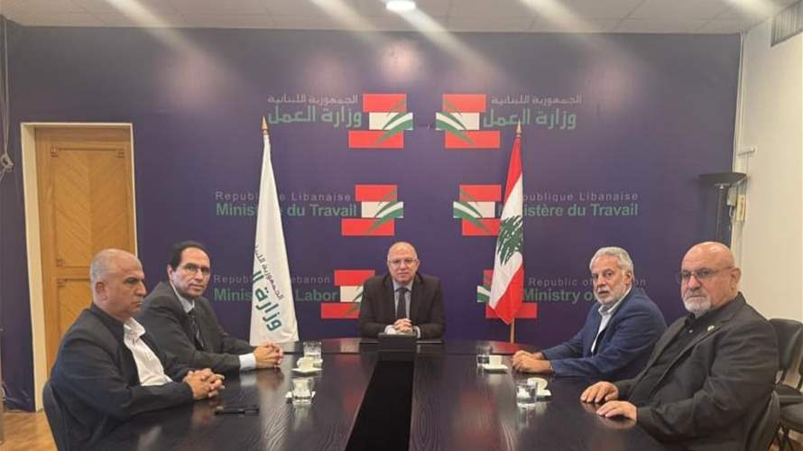 وزير العمل بحث مع وفد من نقابة اصحاب محطات المحروقات في حلول للعمالة الاجنبية في المحطات