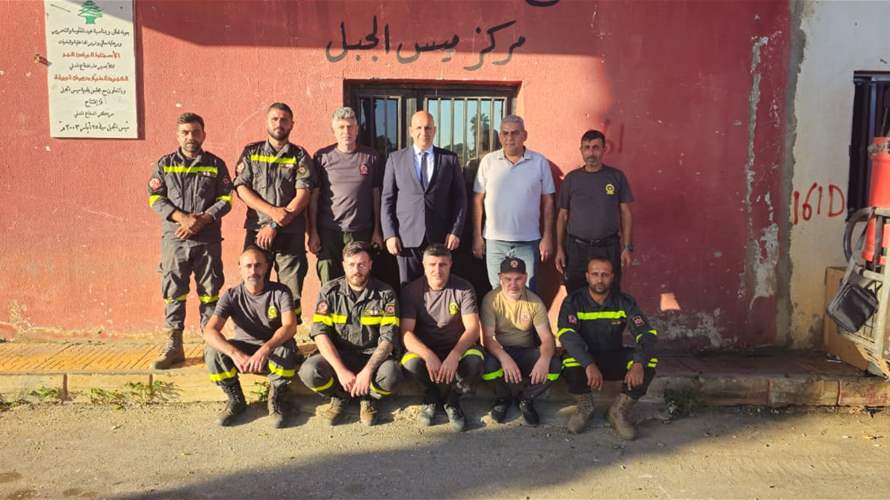 المدير العام للدفاع المدني بالتكليف تفقّد مركزي علما الشعب وميس الجبل