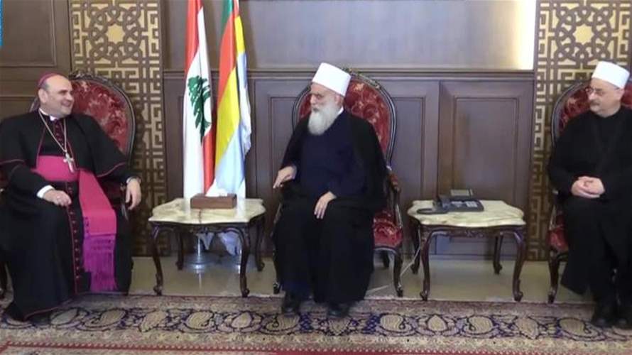 ابي المنى التقى السفير البابوي: نأمل أن تحمل زيارة البابا بشائر السلام والاستقرار والقيامة للبنان