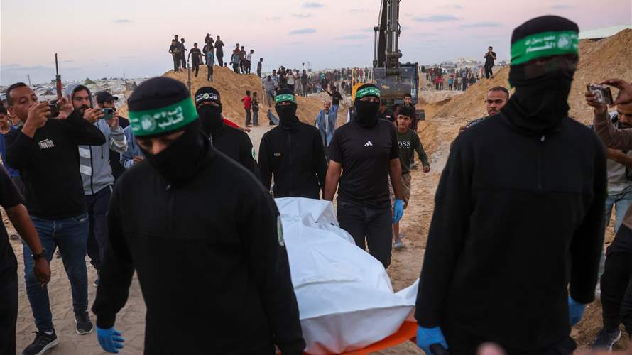 Hamas says postponing hostage body handover due to Israeli truce 'violations'