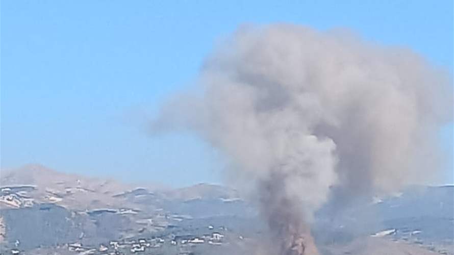 Israeli airstrikes hit Jarmaq and Mahmoudiyeh, South Lebanon