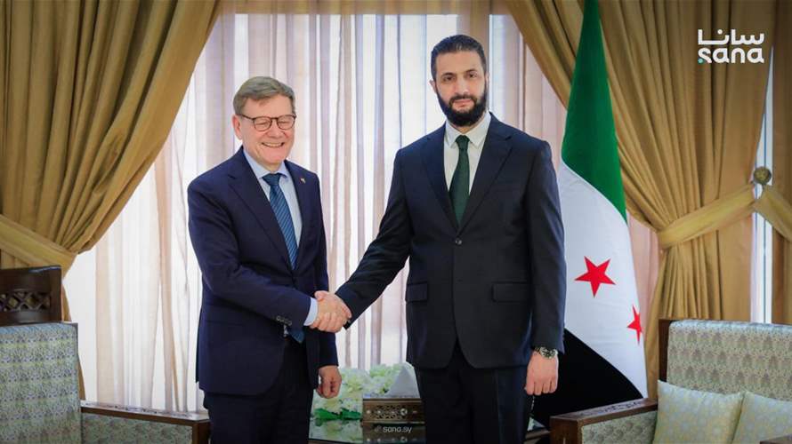 الرئيس السوري بحث مع وزير الخارجية الألماني تعزيز التعاون في مجالات مختلفة