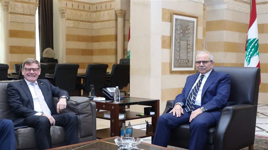 وزير الخارجية الألماني من السراي: مستعدون للوقوف إلى جانب لبنان ودعم الجيش خلال المؤتمر الدولي المرتقب