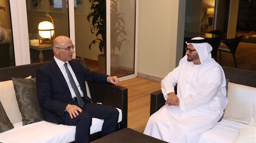 بحث في العلاقات بين لبنان والإمارات وسبل تعزيز التعاون القائم
