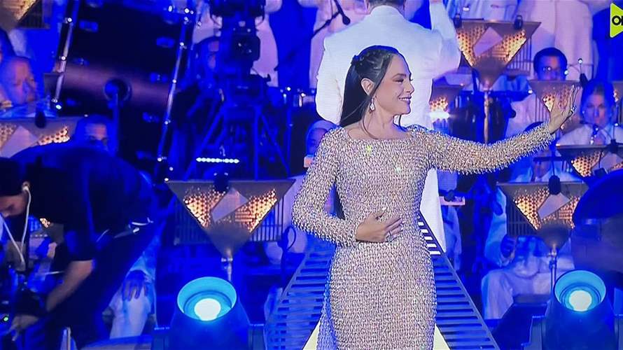 شريهان تتألق في افتتاح المتحف المصري الكبير... بتوقيع المصمم العالمي إيلي صعب (فيديو)