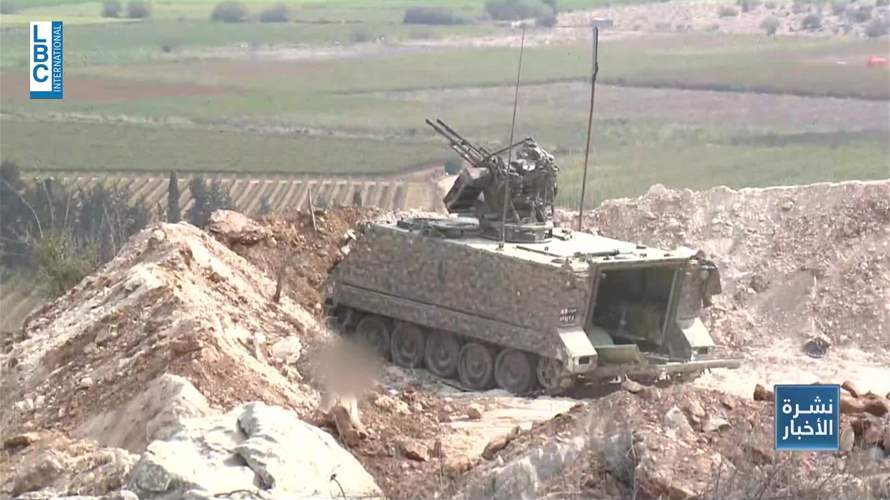  الـLBCI عند الموقع المستحدث للجيش اللبناني في بليدا ....من هنا توغل الجيش الاسرائيلي