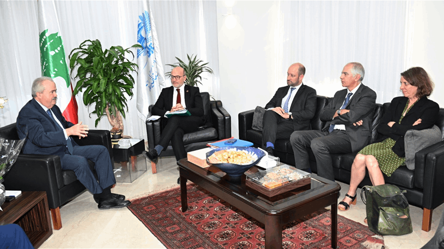 جابر اجتمع الى وفد الوكالة الفرنسية للتنمية وتشديد على برنامج يتلاءم وصندوق النقد: دونه سيكون لبنان عرضة لصعوبات جمة