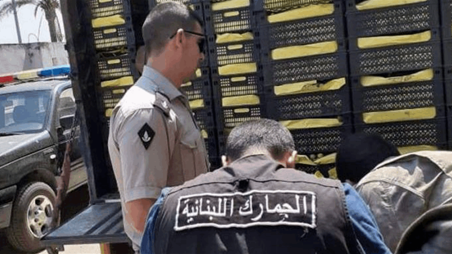 المديرية العامة للجمارك - صيدا ضبطت أطنانا من المعسل المهرب