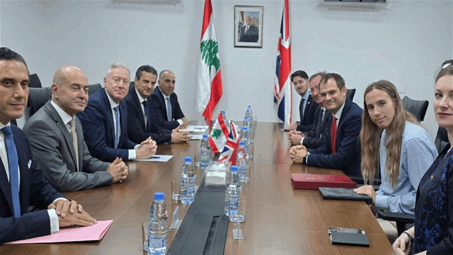 رجي أمام وفد بريطاني: الدبلوماسية هي الحل الوحيد وعلى حزب الله أن يدرك ذلك