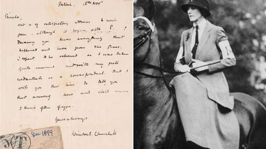 كتبها أثناء سجنه عام 1899... عرض رسالة ونستون تشرشل إلى حبيبته الأولى في مزاد مقابل هذا المبلغ!