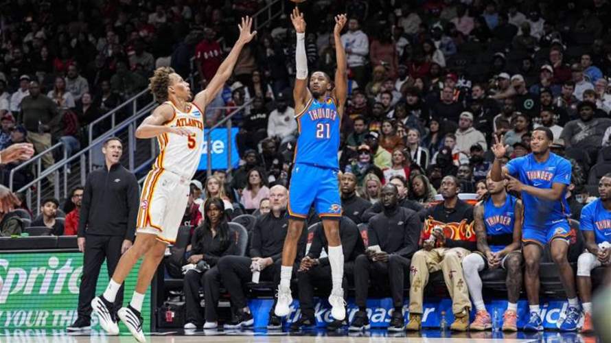 أن بي ايه: ثاندر يواصل انطلاقته المثالية محققاً فوزه الثامن