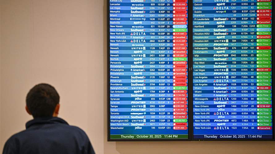 الولايات المتحدة ستلغي رحلات جوية اعتبارا من الجمعة بسبب استمرار الإغلاق الحكومي
