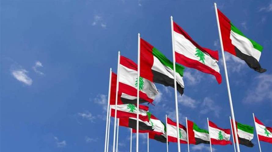 بحث في فرص التعاون بين دولة الإمارات والجمهورية اللبنانية