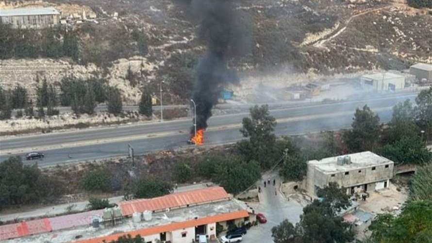 Israeli strike targets car on Al-Baisariyah–Sarafand highway in South Lebanon