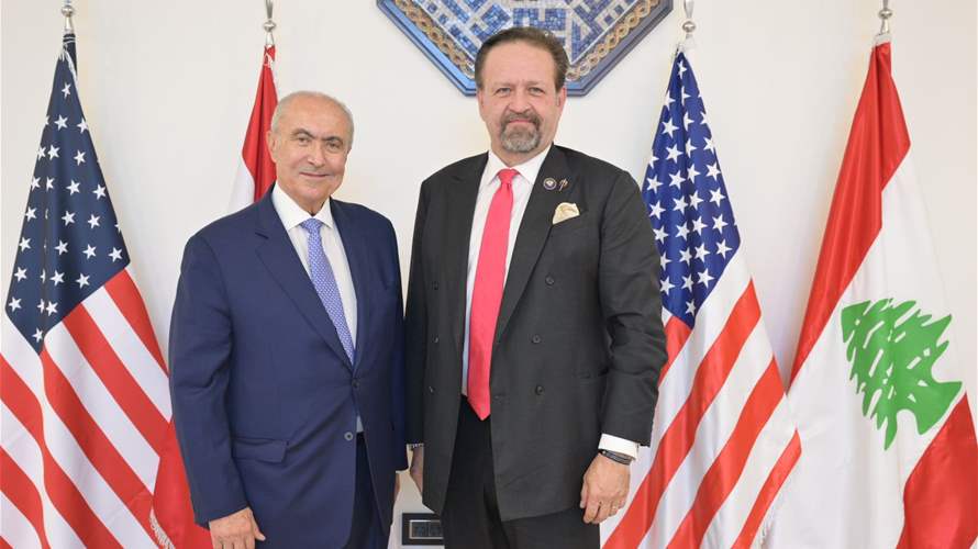 مخزومي مستقبلًا غوركا: أقرينا برؤية ترامب التاريخية وأكدنا أن الحوكمة والشفافية والإصلاح هي الأساس لسيادة لبنان