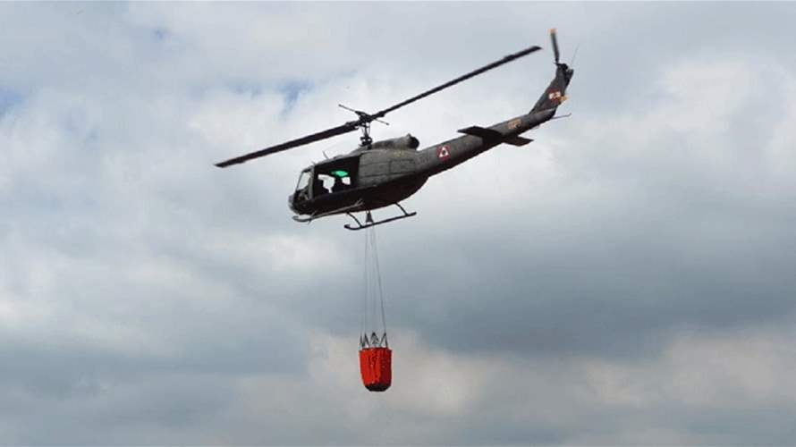 الجيش يشارك في إخماد حريق شحيم بالتعاون مع الدفاع المدني