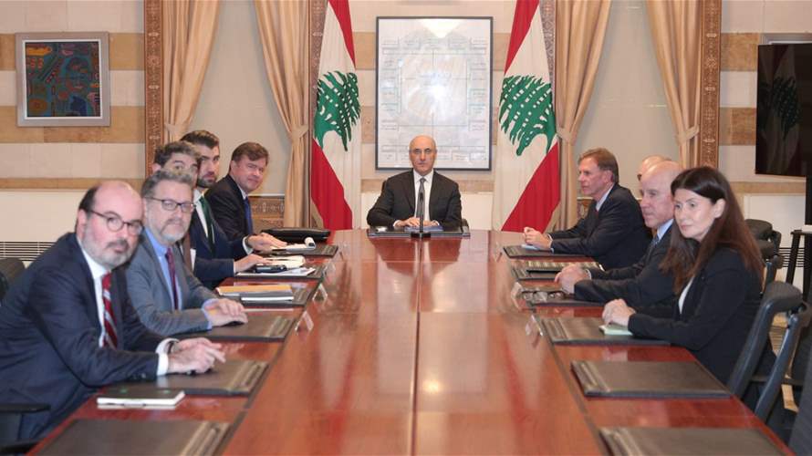 الحجار أكد لوفد وزارة الخزانة الأميركية التزام لبنان بسط سلطة الدولة على كامل الأراضي اللبنانية