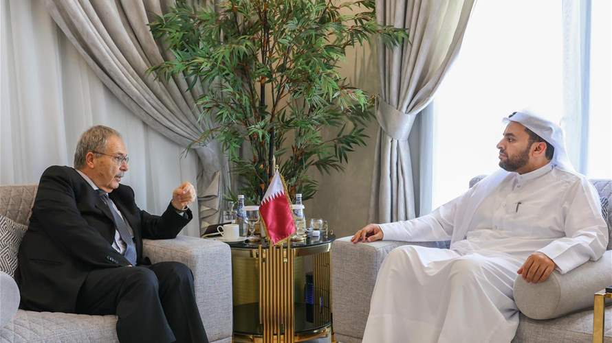 بحثٌ قطريّ لبنانيّ في العلاقات الثنائية