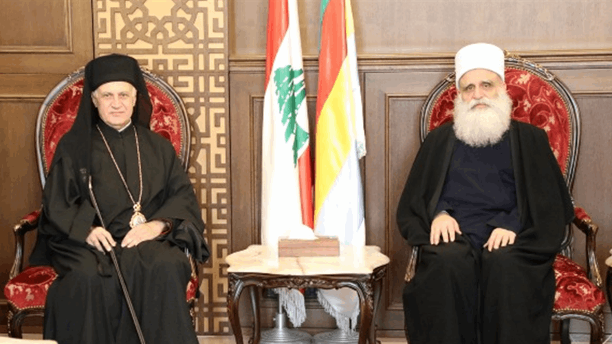 شيخ العقل بحث مع مطران الكاثوليك في اللاذقية وطرطوس العلاقات الإسلامية المسيحية المشتركة