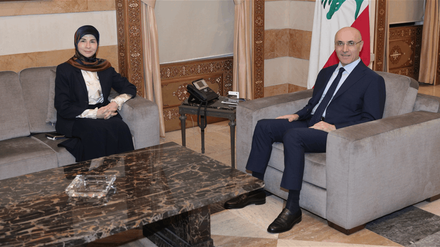 وزير الداخلية عرض مع بيلينغ ملف النازحين السوريين مع بيلينغ وبحث في ملفات إنمائية مع عز الدين