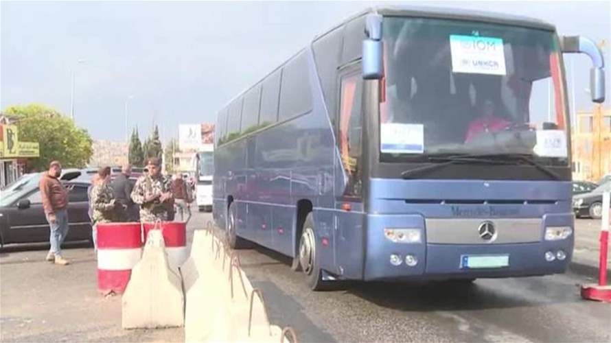 الأمن العام نظم المرحلة التاسعة من خطة الحكومة المتعلقة بالعودة المنظمة للنازحين السوريين...