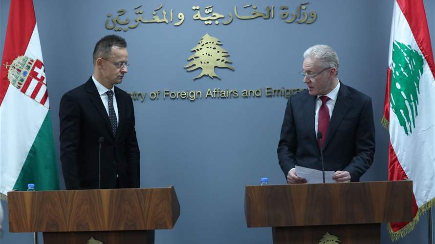 رجي التقى نظيره الهنغاري... سيارتو: سنخصص مليون ونصف مليون يورو لإعادة تسليح الجيش اللبناني 