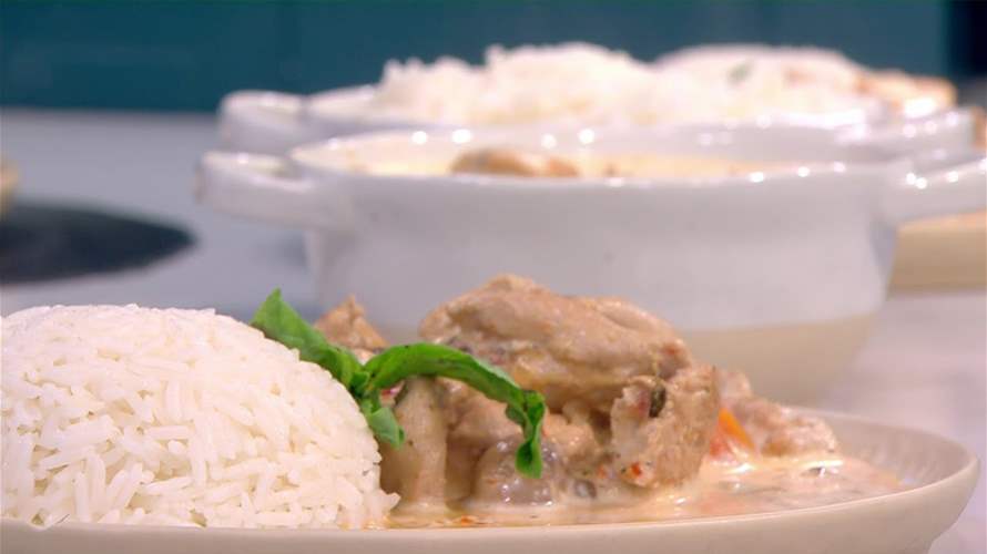 الدجاج مع الأرز بصلصة شهية مع الطماطم المجففة على طريقة الشيف حنا طويل (فيديو)