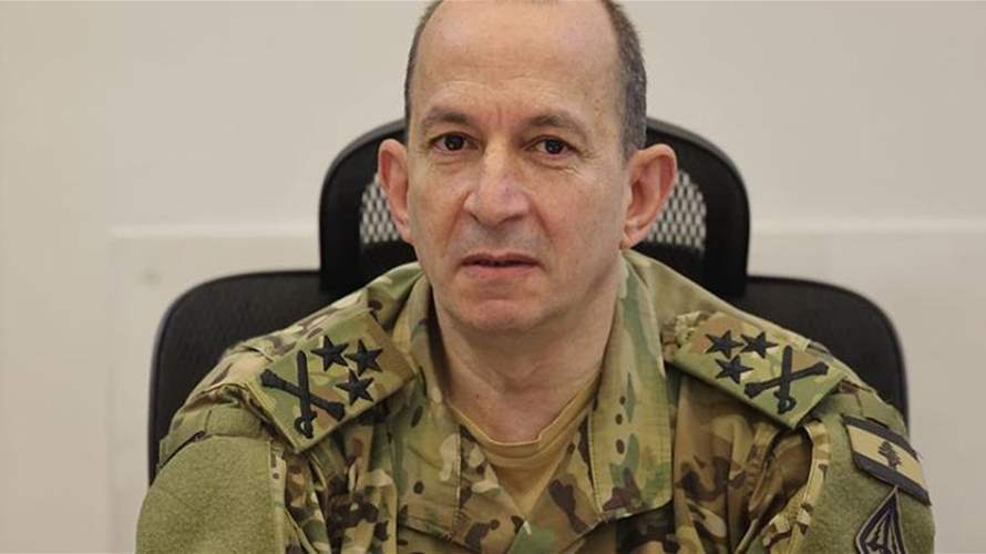 خطة انتشار الجيش والاعتداءات الإسرائيلية في مباحثات قائد الجيش في واشنطن (الأنباء الإلكترونية)